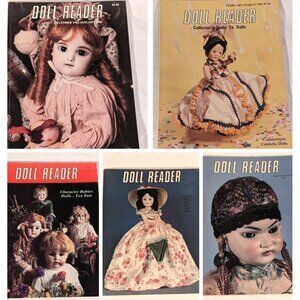 1983 Doll Reader Magazine Collectors Guide Miniatures 80s  Patterns Lot Of 5 Vtg